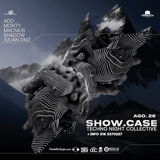 SUPPORT: Este sábado 26 de agosto TECHNO NIGHT COLLECTIVE showcase en Terraza Club