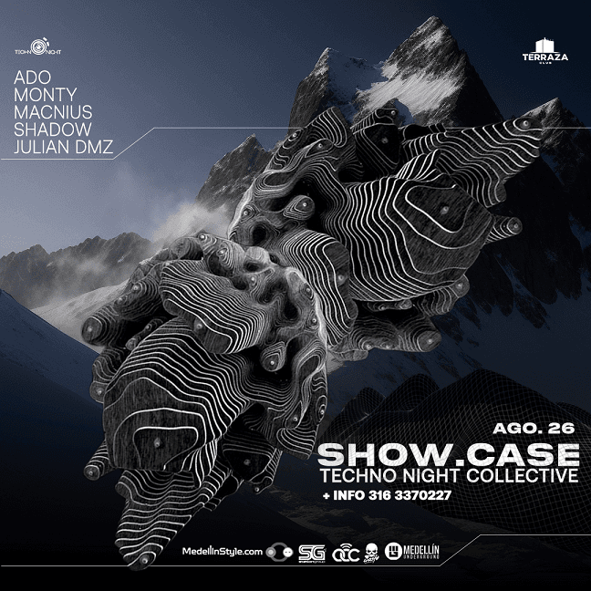 SUPPORT: Este sábado 26 de agosto TECHNO NIGHT COLLECTIVE showcase en Terraza Club