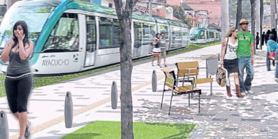 Tranvía de Medellín está que 'pide' vía
