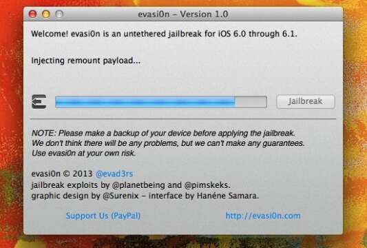 Evasi0n: Listo el Jailbreak para ios7