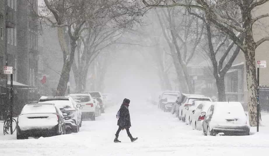 Fuertes nevadas en USA deja sensación térmica de hasta -57 grados bajo cero
