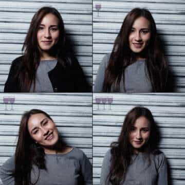 Así nos vemos frente a la cámara después de tomar algo de alcohol