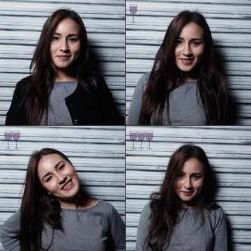 Así nos vemos frente a la cámara después de tomar algo de alcohol