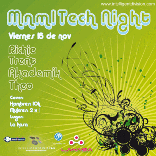 Mañana Viernes en LA KASA / Mnml Tech Night