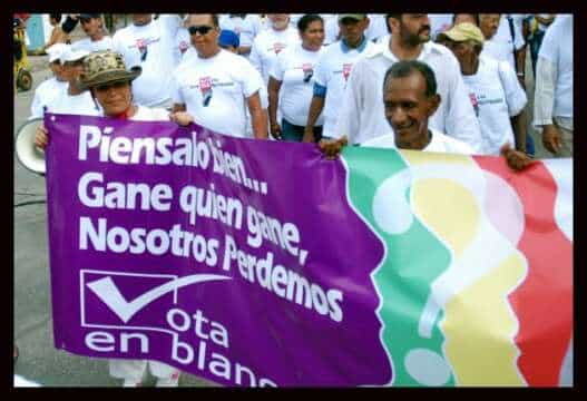 La importancia de Votar en Blanco para Presidencia, Senado y Cámara en las próximas elecciones en Colombia