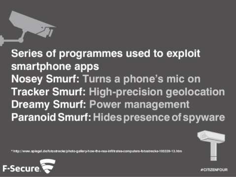 Paranoid Smurf: La herramienta de los gobiernos para controlar tu cel – Snowden
